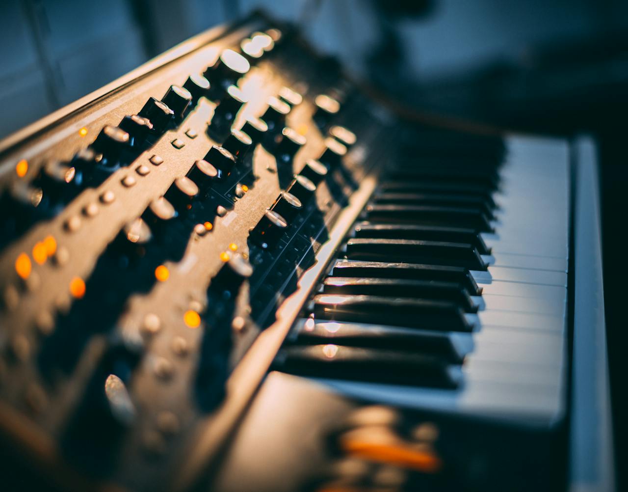 Close-Up Photo Of Electronic Keyboard