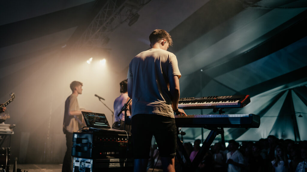 Foto van Thomas op podium